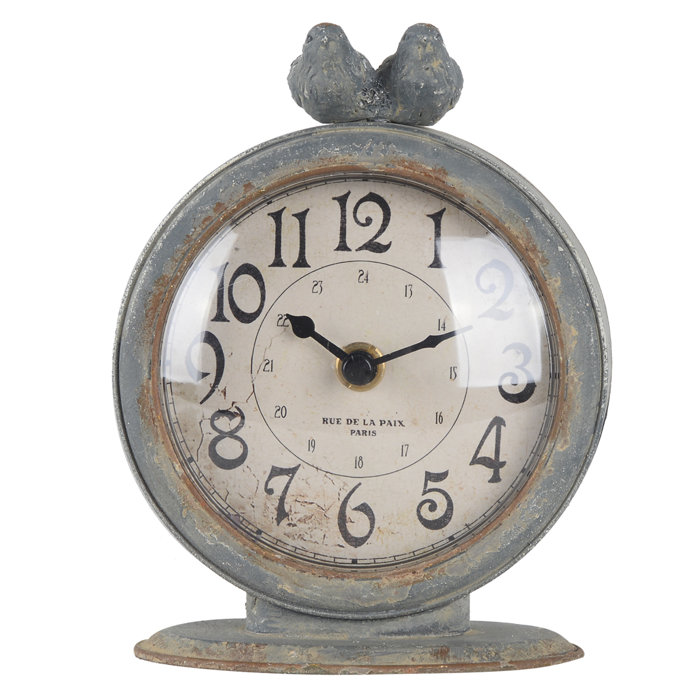 Ophelia & Co. Analog Quartz Tabletop Clock & Reviews Wayfair